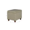 Storage Ottoman Tan - HomePop