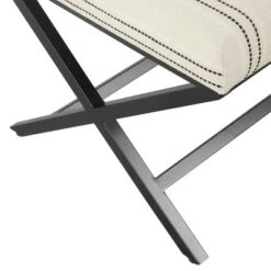 Modern Metal X Base Ottoman - HomePop 15 Modern Metal X Base Ottoman - HomePop -Chair Promotion Store GUEST 56180d3b 7abb 4381 af07 f92d0dbf959a