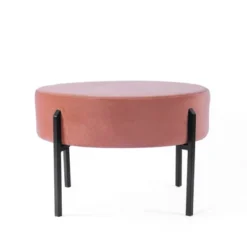 Modern Round Ottoman - HomePop