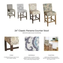 24" Finley Counter Height Barstool - HomePop 21 24" Finley Counter Height Barstool - HomePop -Chair Promotion Store GUEST 5a06f534 03e3 45ba 8fc6 2c619b9017b9