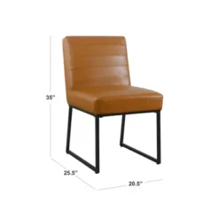 Channeled Metal Dining Chair - HomePop -Chair Promotion Store GUEST 5ff17e5b c91b 4b80 86c7 90bd00395e70