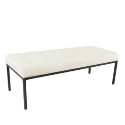 Tufted Metal Bench - HomePop -Chair Promotion Store GUEST 612696f9 0cd7 45e6 8e6a c9e3bf238156