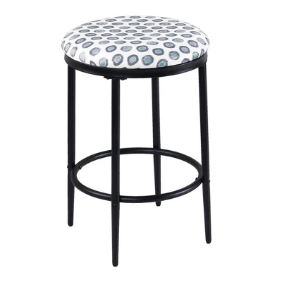 Upholstered Metal Barstool - HomePop 13 Upholstered Metal Barstool - HomePop - Image 13