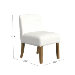 Upholstered Dining Chair Cream Boucle - HomePop -Chair Promotion Store GUEST 732b51dc 2a19 42fa a1ad 459cb8009eaf