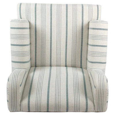 Emerson Rolled Arm Accent Chair - Homepop 4 Emerson Rolled Arm Accent Chair - Homepop - Image 4
