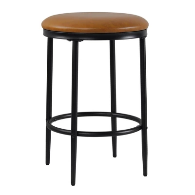 Upholstered Metal Barstool - HomePop 9 Upholstered Metal Barstool - HomePop - Image 9