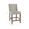 Dinah Modern Counter Height Barstool - HomePop