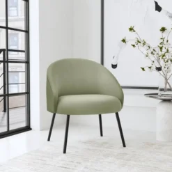 Modern Velvet Accent Chair Light Sage Green Velvet - HomePop -Chair Promotion Store GUEST 7d39e8bd 0c66 4265 9a3e b57184e71815