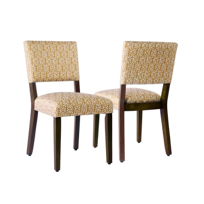 Set Of 2 Open Back Dining Chairs - HomePop 14 Set Of 2 Open Back Dining Chairs - HomePop - Image 14