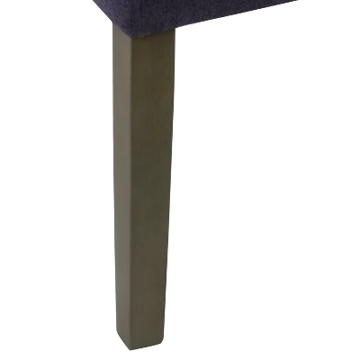 Set Of 2 Dinah Modern Dining Chairs Navy - HomePop 7 Set Of 2 Dinah Modern Dining Chairs Navy - HomePop - Image 7