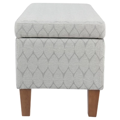 Large Textured Storage Bench - HomePop 2 Large Textured Storage Bench - HomePop - Image 2