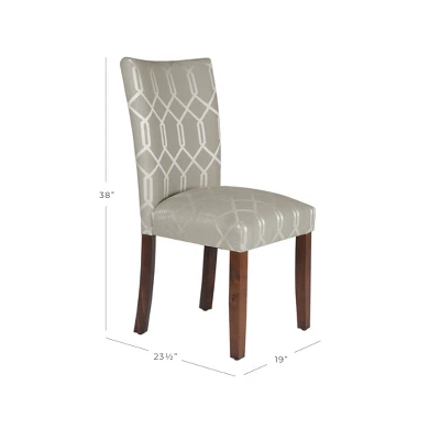 Set Of 2 Parson Dining Chair - HomePop 1 Set Of 2 Parson Dining Chair - HomePop