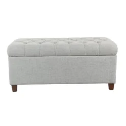Ainsley Button Tufted Storage Bench - HomePop -Chair Promotion Store GUEST 945b2a43 6c53 45b8 89d5 f991880175ad