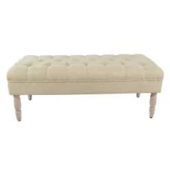 Classic Tufted Medium Bench - HomePop -Chair Promotion Store GUEST 9984223c 51c2 4837 a8bb fbd5f851ac00