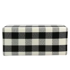 Large Decorative Storage Bench Black Plaid - HomePop -Chair Promotion Store GUEST 9d3b0e95 e5e1 422d a755 a1b87805ec26