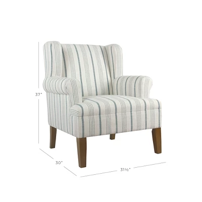 Emerson Rolled Arm Accent Chair - Homepop 1 Emerson Rolled Arm Accent Chair - Homepop