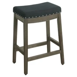 26" Blake Backless Counter Height Barstool With Nailheads - HomePop -Chair Promotion Store GUEST 9f898e03 2ca2 45fe a7ee fafd42857b48