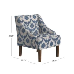 Classic Swoop Arm Chair Ikat Medallion Print - HomePop -Chair Promotion Store GUEST b86ffbca dd0a 48f6 a5f4 e92f8b09ba57