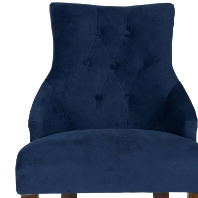 Tufted Accent Chair Blue - HomePop 9 Tufted Accent Chair Blue - HomePop - Image 9