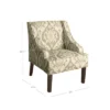 Classic Swoop Accent Armchair - HomePop