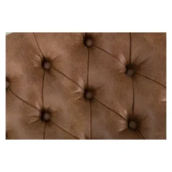 52.25" Draper Large Decorative Bench With Button Tufting Light Brown Faux Leather - HomePop 14 52.25" Draper Large Decorative Bench With Button Tufting Light Brown Faux Leather - HomePop -Chair Promotion Store GUEST bebd0a2d a846 46d0 88e3 0c97dca32869