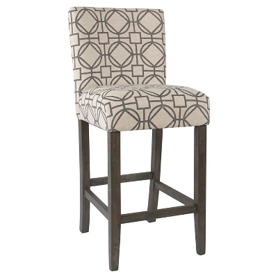 Upholstered 29" Barstool - HomePop 7 Upholstered 29" Barstool - HomePop - Image 7