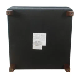 32" Luxury Square Storage Ottoman Textured Navy - HomePop -Chair Promotion Store GUEST c0fa65ca f6d0 4a72 9f9c 90bc49f0a640