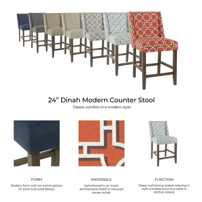 Dinah Modern Counter Height Barstool - HomePop 5 Dinah Modern Counter Height Barstool - HomePop - Image 5