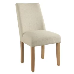Marin Curved Back Dining Chair Stain Resistant Textured Linen - HomePop -Chair Promotion Store GUEST ca7947ed c5a1 4cbc b9c4 71a90f516faa