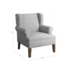 Emerson Wingback Accent Chair - HomePop