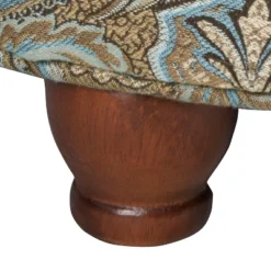 Button Tufted Round Storage Ottoman Brown Paisley - HomePop -Chair Promotion Store GUEST f770511c c0c8 444c bdf8 6f54f7224cb0