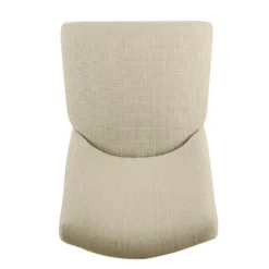 Marin Curved Back Dining Chair Stain Resistant Textured Linen - HomePop -Chair Promotion Store GUEST fc0dca43 ebdb 4bc3 9522 a40067144a7e