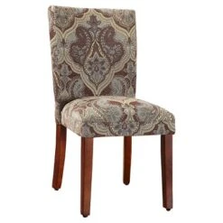 Set Of 2 Parsons Pattern Dining Chair Wood - HomePop -Chair Promotion Store GUEST fd1ce98f a63c 4e07 8481 289cb3535093