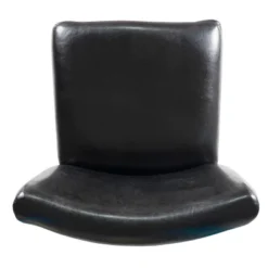 24" Faux Leather Luxury Counter Height Barstool - HomePop -Chair Promotion Store GUEST ff36b895 a15c 431c a9f9 503121b00054